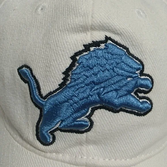 HTF! NFL Detroit Lions Adjustable Velcro Back Vintage Unisex Hat - Picture 2 of 14